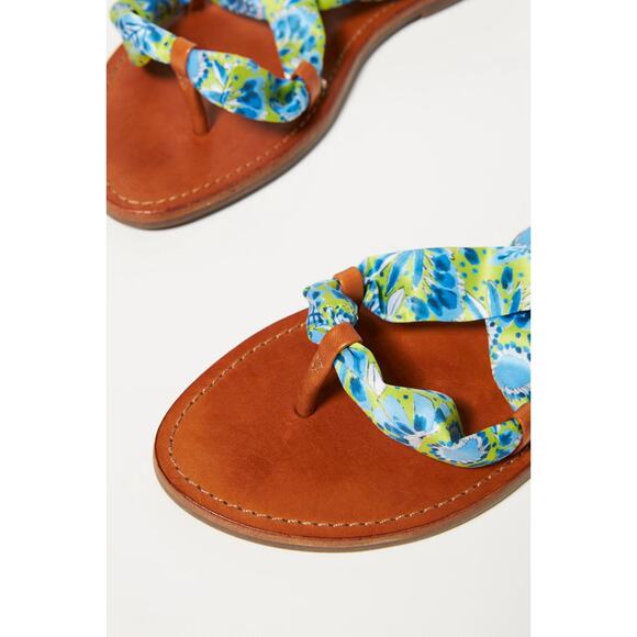 Vera for Anthropologie Scarf Gladiator Sandals - Picture 2 of 7